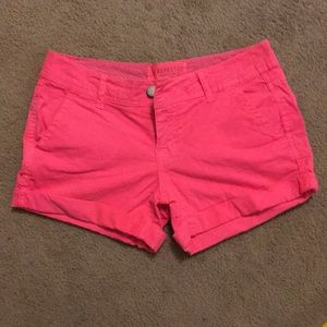 Hot pink shorts